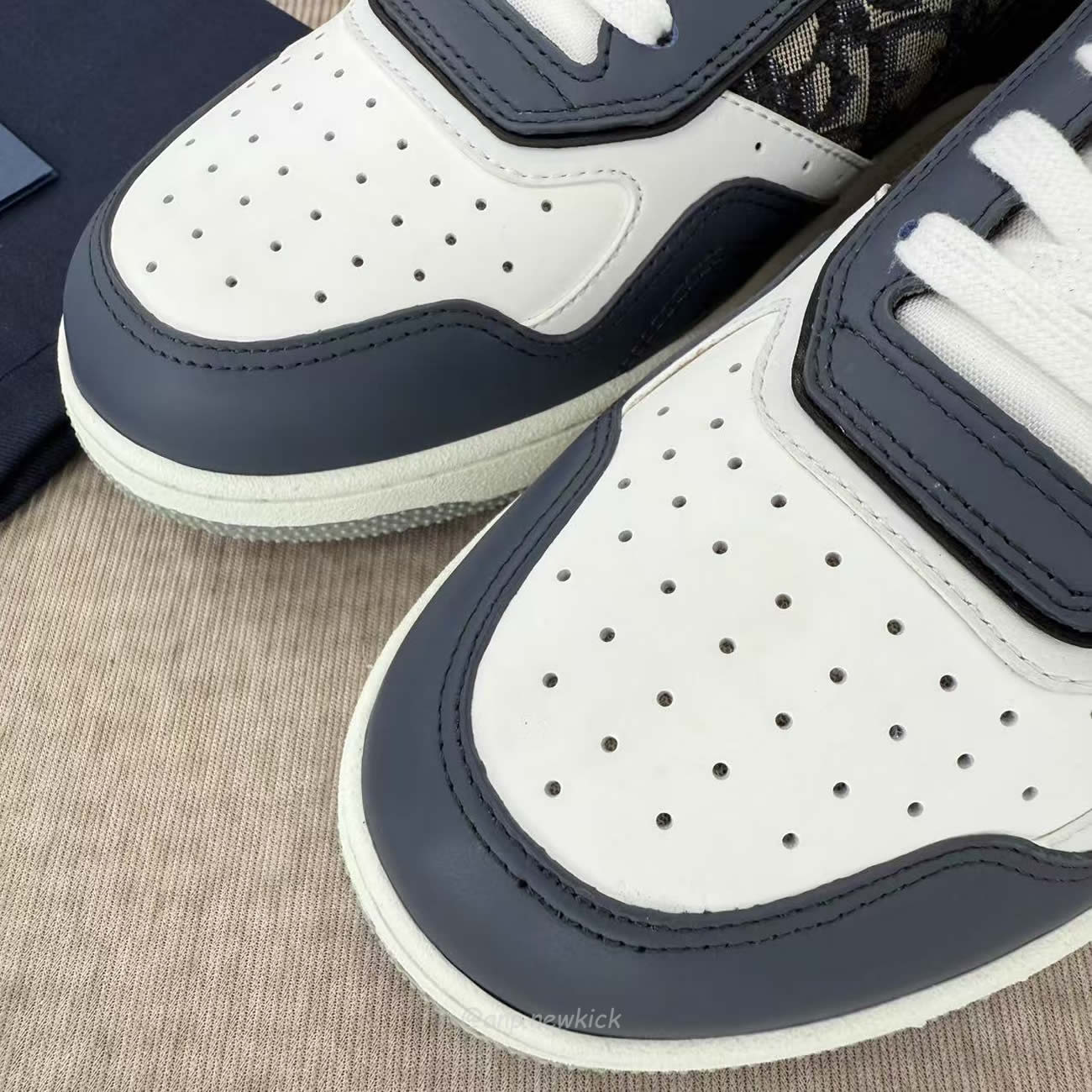 Dior B27 Low Blue Cream Dior Gray Beige Black Dior Oblique Jacquard 3sn272zir H568 (3) - www.newkick.org