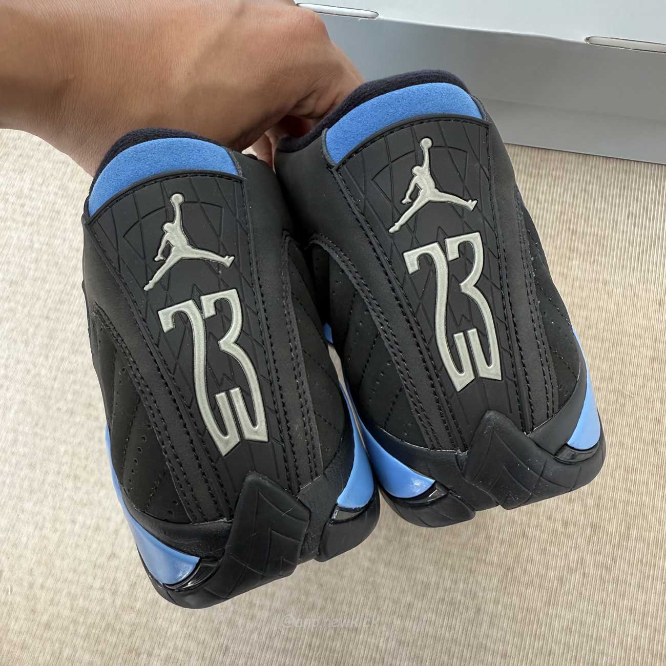 Air Jordan 14 Retro Black University Blue 487471 002 (3) - www.newkick.org