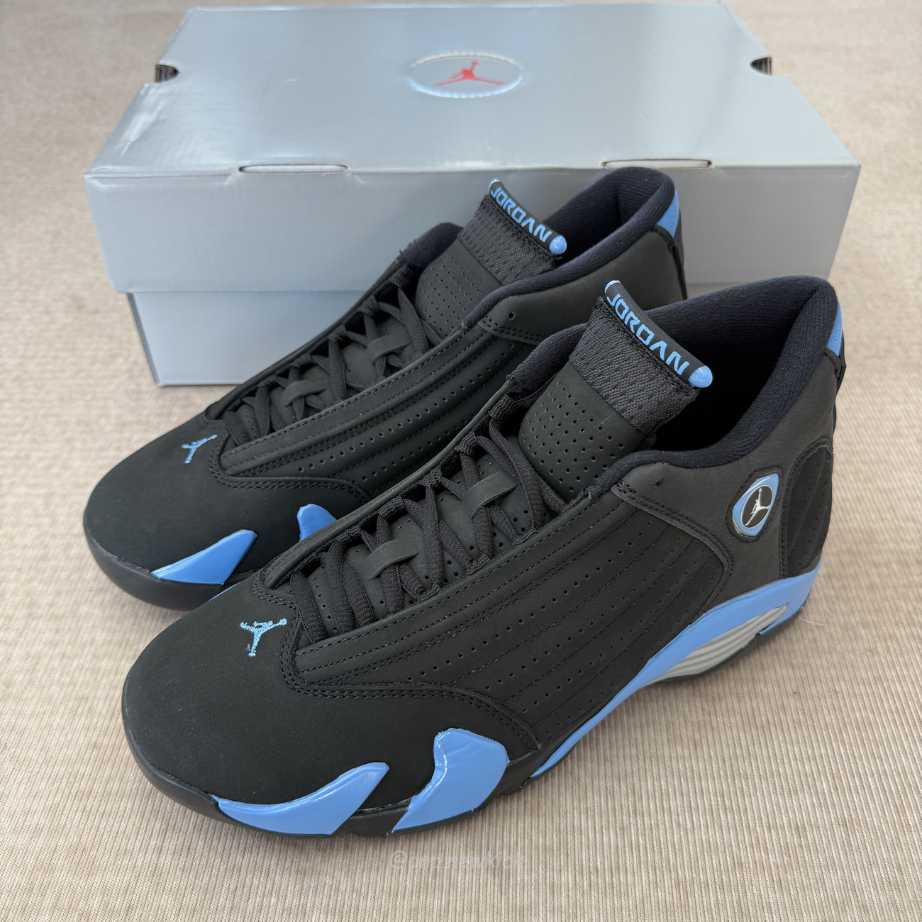Air Jordan 14 Retro Black University Blue 487471 002 (4) - www.newkick.org
