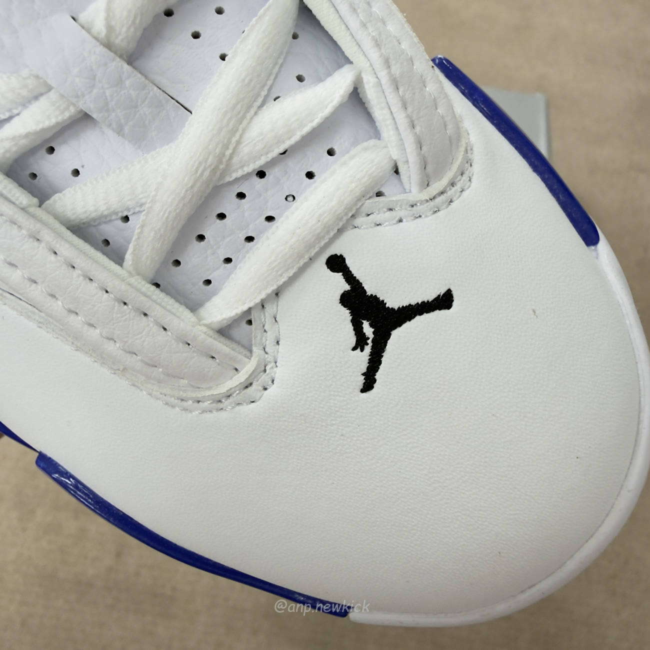 Air Jordan 14 Retro White Hyper Royal 487471 104 (2) - www.newkick.org