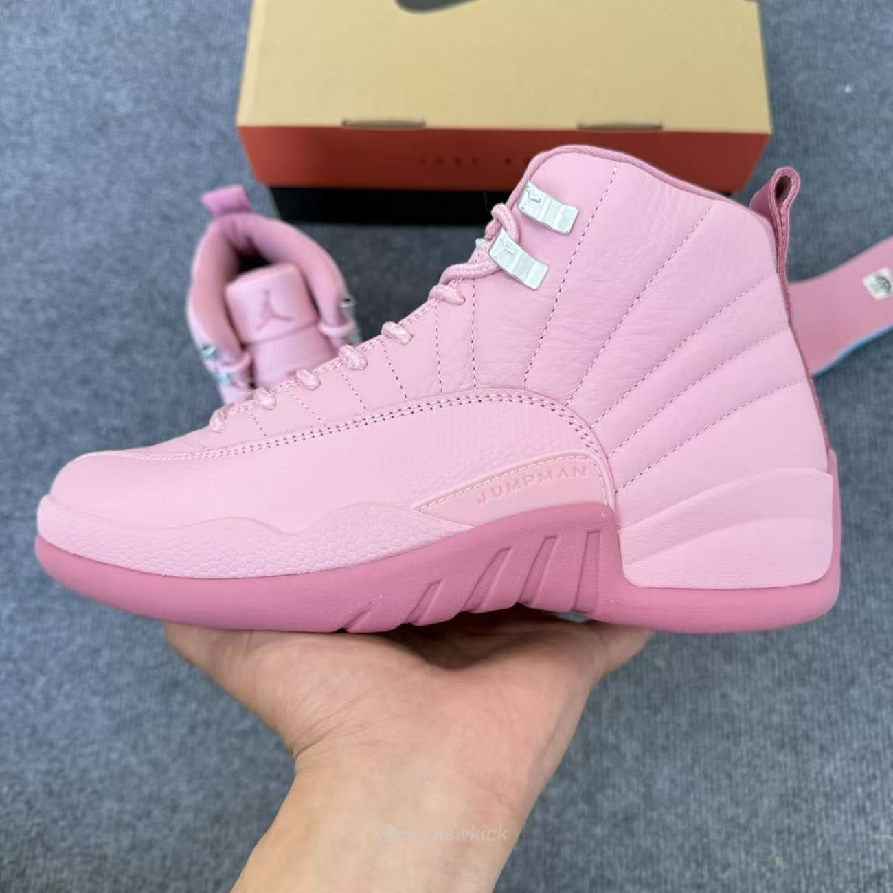 Air Jordan 12 Retropearl Pink Gs 510815 600 (8) - www.newkick.org