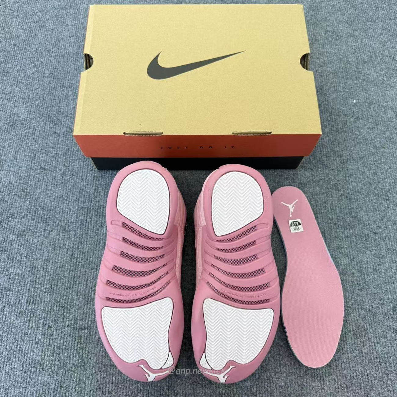 Air Jordan 12 Retropearl Pink Gs 510815 600 (9) - www.newkick.org