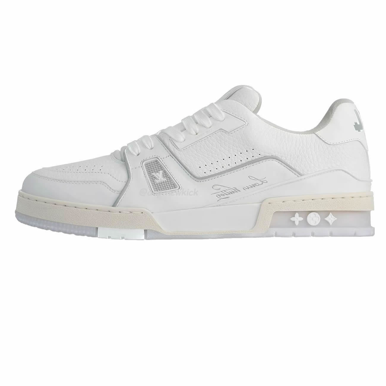 Louis Vuitton Trainer White Signature 51bcolre (1) - www.newkick.org