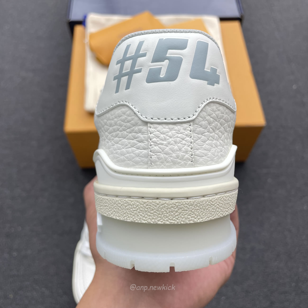 Louis Vuitton Trainer White Signature 51bcolre (7) - www.newkick.org