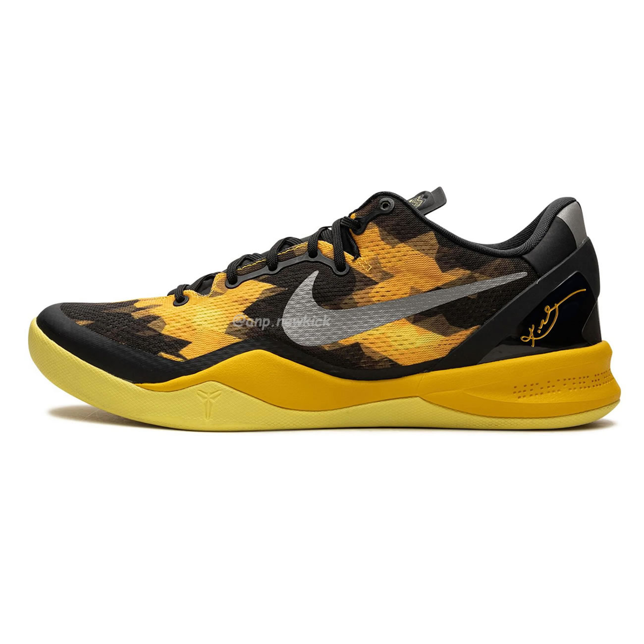Nike Kobe 8 Xdr Black Yellow 555286‑077 (10) - www.newkick.org