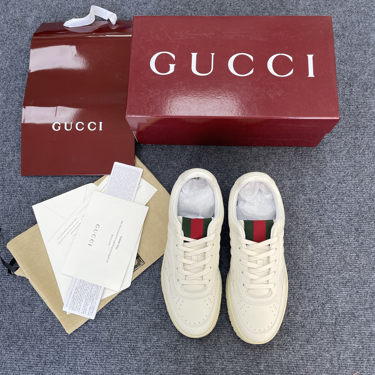 Gucci Re Web Womens Sneakers 700775 Aab31 5863 (4) - www.newkick.org