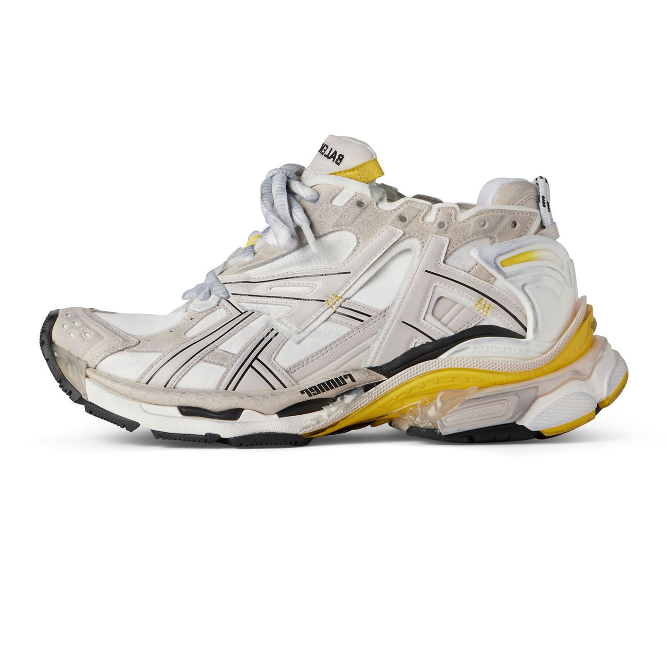Balenciaga Runner Nylon Grey White Yellow Womens 772774 W3rny 9170 (1) - www.newkick.org Balenciaga Runner Nylon Grey White Yellow Womens 772774 W3rny 9170 (1) - www.newkick.org