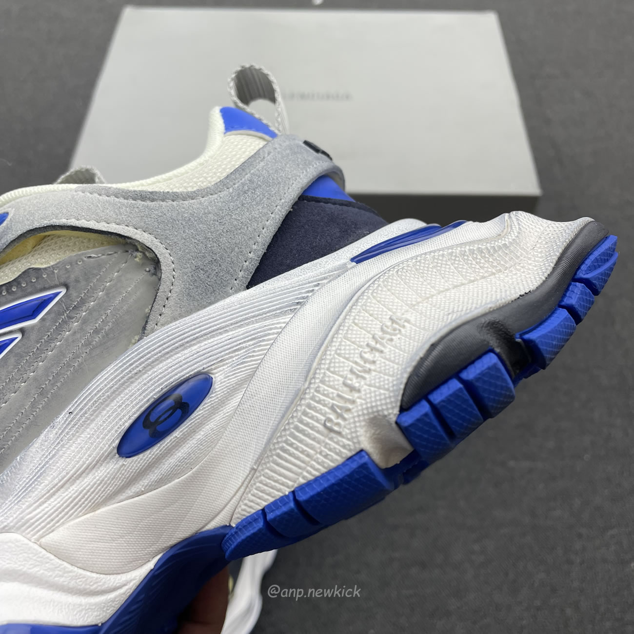 Balenciaga Cargo Sneaker White Grey Blue 784341 W2mv6 0328 (5) - www.newkick.org Balenciaga Cargo Sneaker White Grey Blue 784341 W2mv6 0328 (5) - www.newkick.org