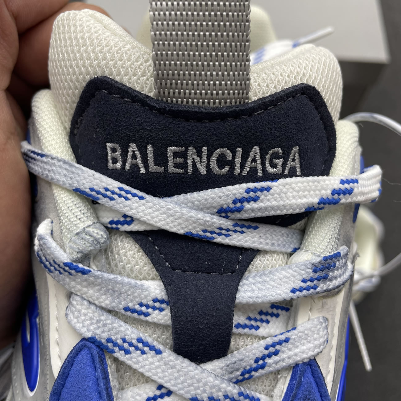 Balenciaga Cargo Sneaker White Grey Blue 784341 W2mv6 0328 (7) - www.newkick.org Balenciaga Cargo Sneaker White Grey Blue 784341 W2mv6 0328 (7) - www.newkick.org