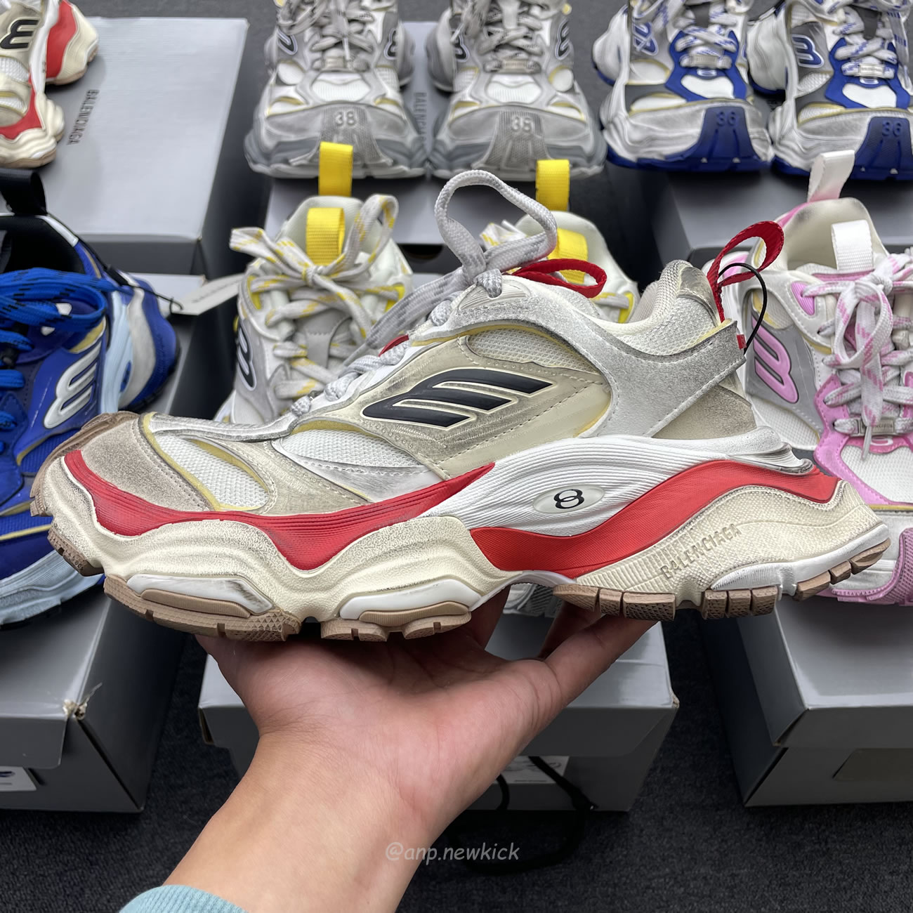 Balenciaga Cargo Sneaker Grey Black Yellow White Gery Pink Yellow Blue Red (womens) 784341 W2mv6 0328 (2) - www.newkick.org Balenciaga Cargo Sneaker Grey Black Yellow White Gery Pink Yellow Blue Red (womens) 784341 W2mv6 0328 (2) - www.newkick.org
