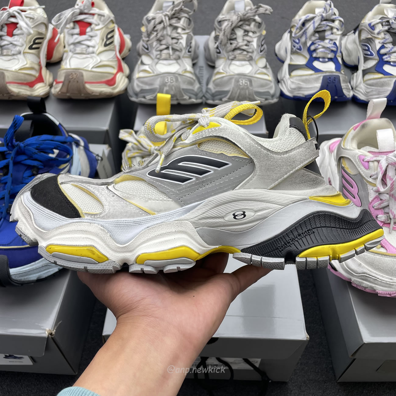 Balenciaga Cargo Sneaker Grey Black Yellow White Gery Pink Yellow Blue Red (womens) 784341 W2mv6 0328 (20) - www.newkick.org Balenciaga Cargo Sneaker Grey Black Yellow White Gery Pink Yellow Blue Red (womens) 784341 W2mv6 0328 (20) - www.newkick.org