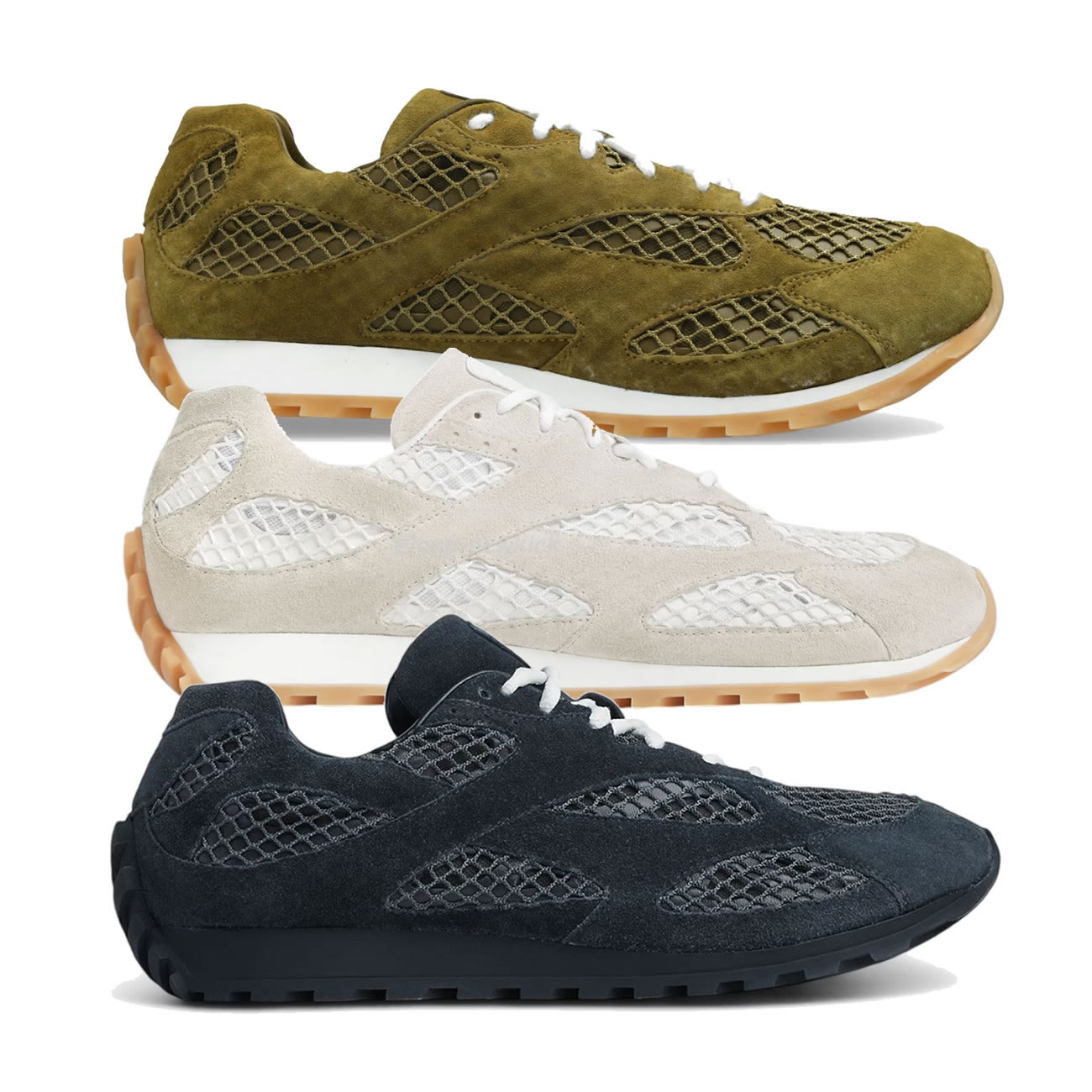 Bottega Veneta Orbit Olive Oil Black Gray 797306 V4je1 3310 (1) - www.newkick.org