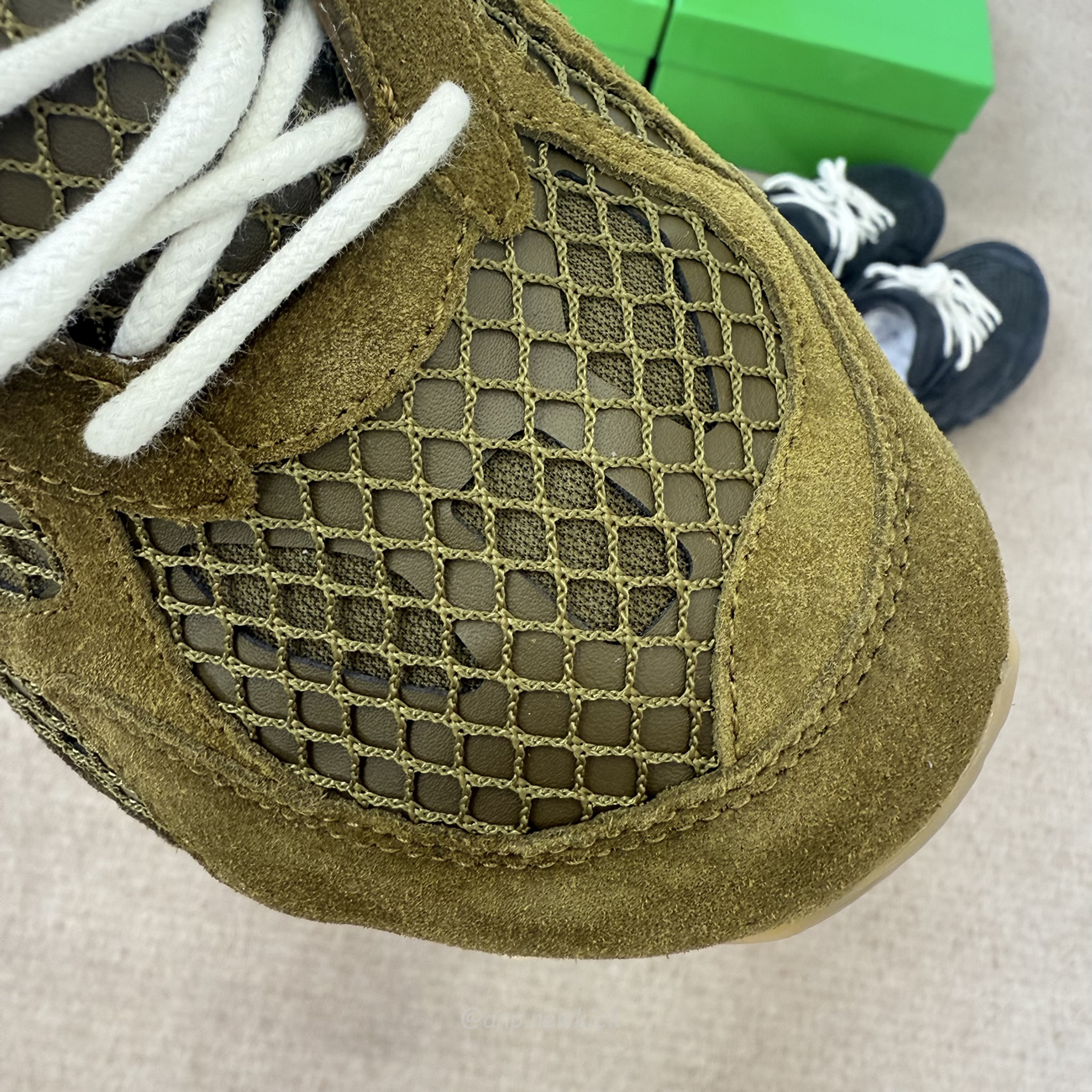 Bottega Veneta Orbit Olive Oil Black Gray 797306 V4je1 3310 (5) - www.newkick.org