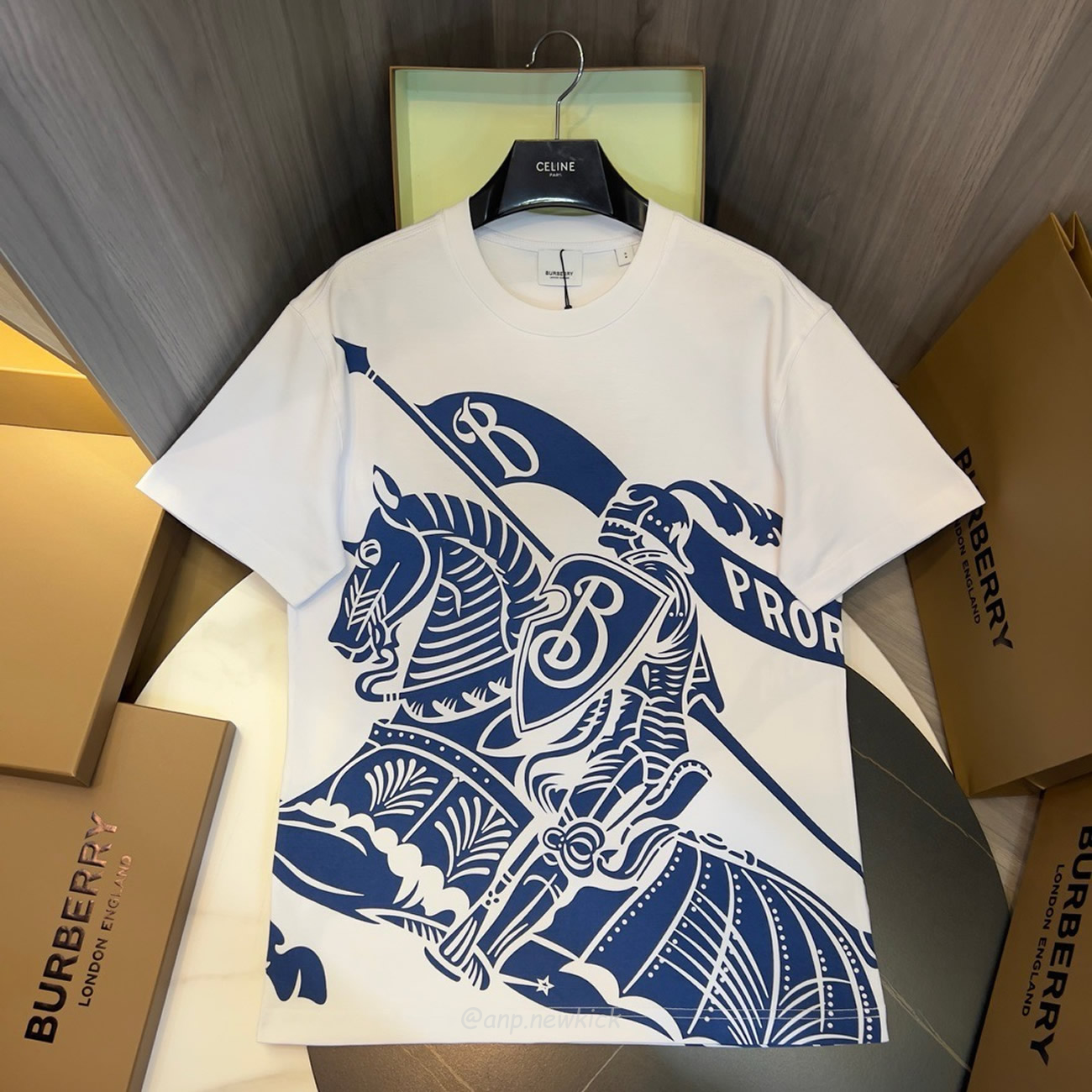 Burberry Ekd Print Cotton T Shirt Knight 80778891 (4) - www.newkick.org