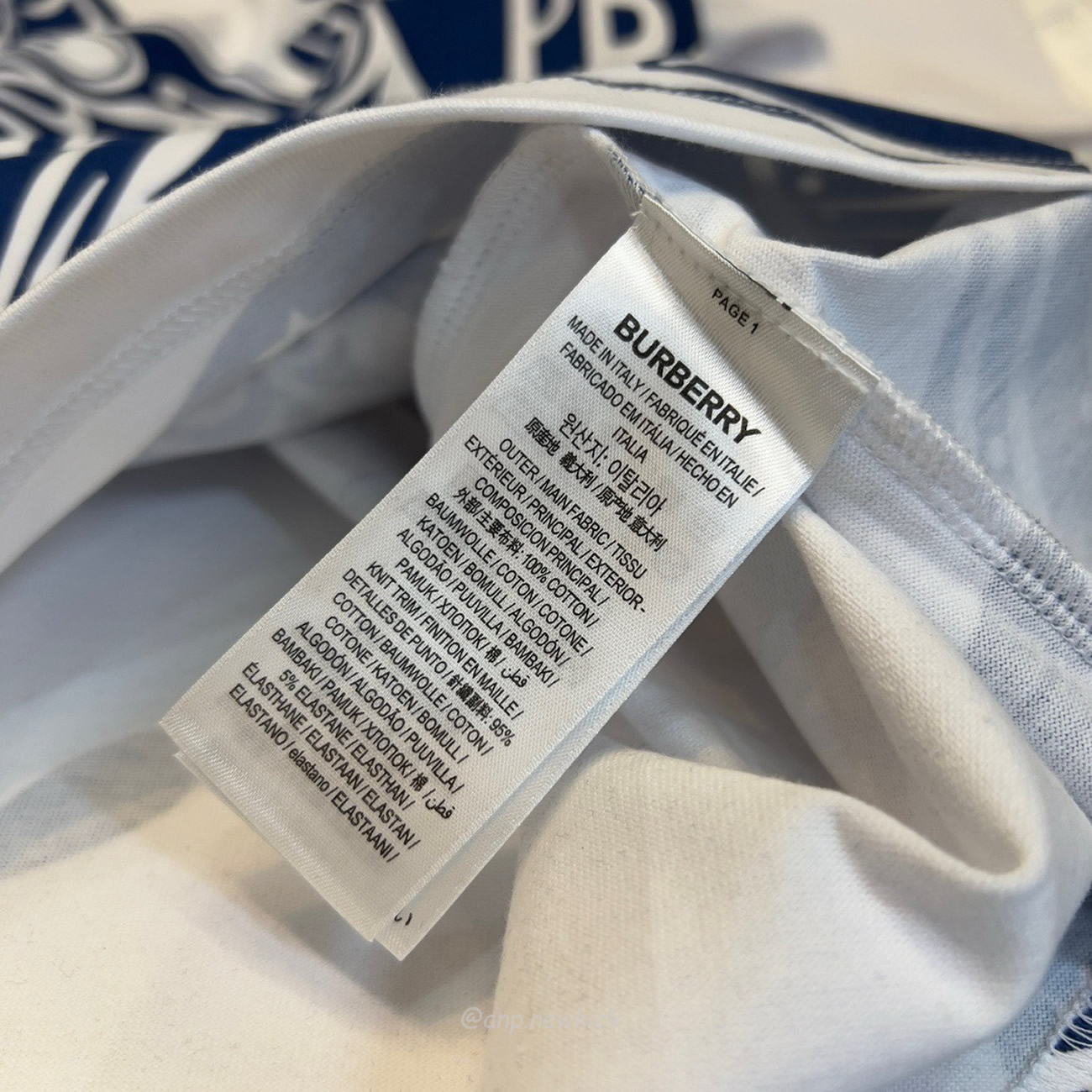 Burberry Ekd Print Cotton T Shirt Knight 80778891 (5) - www.newkick.org