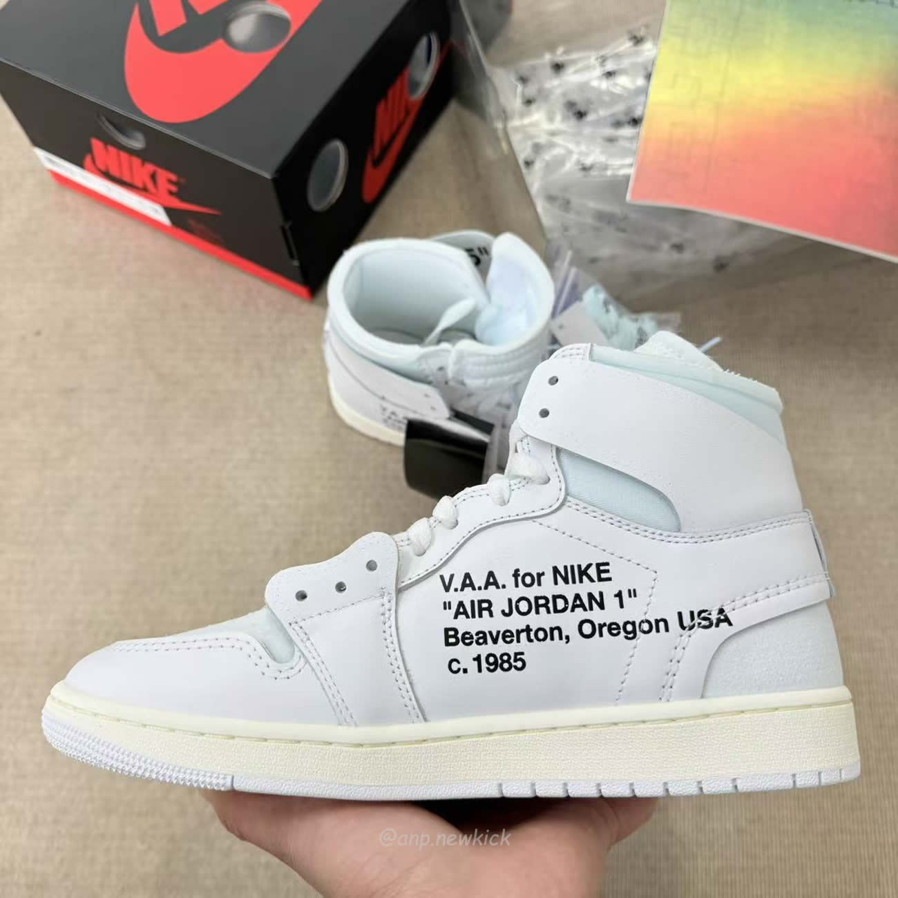 Air Jordan 1 Retro High Virgil Abloh Archive Alaska 2025 Aa3834 100 (5) - www.newkick.org