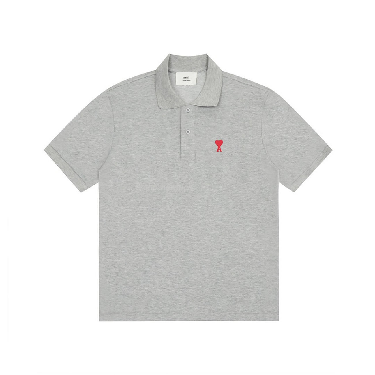 Ami Paris De Coeur Polo Shirt (1) - www.newkick.org