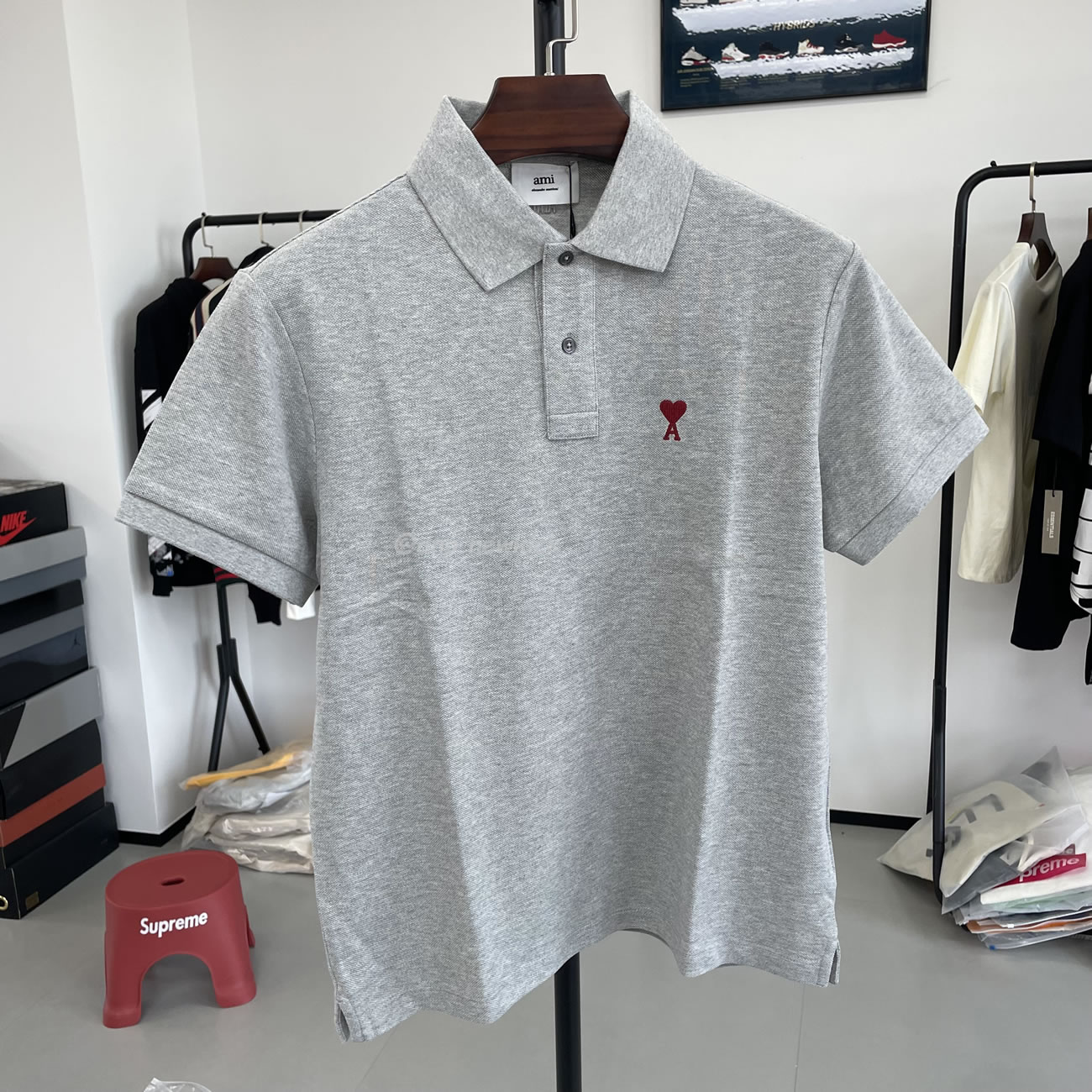 Ami Paris De Coeur Polo Shirt (13) - www.newkick.org