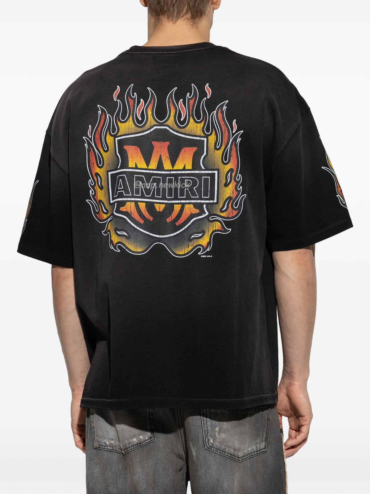 Amiri Flame Graphic T Shirt (5) - www.newkick.org