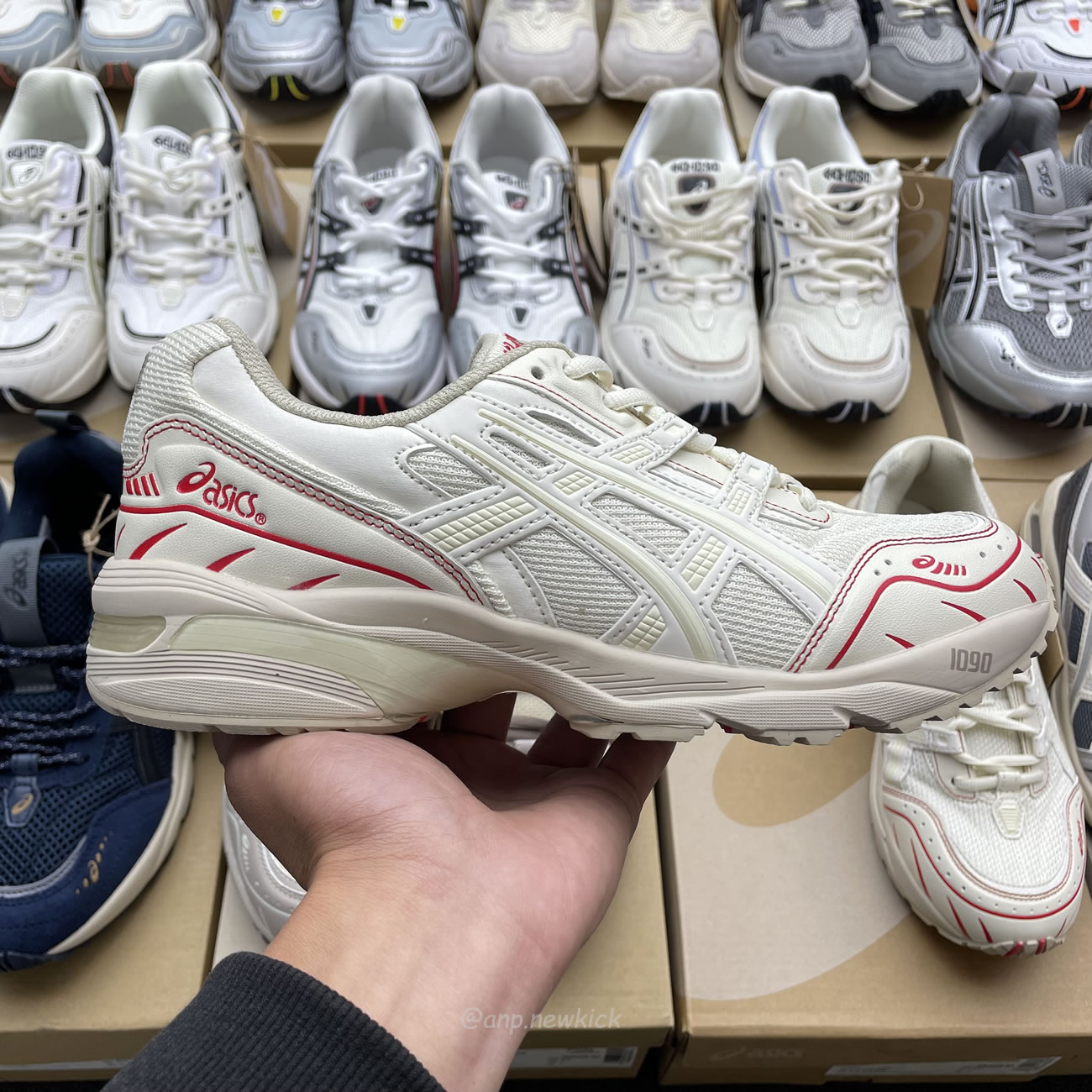 Asics Gel 1090 Grey Beige Birch French Blue White Sage Silver Cream Brown Silver Cream Gray Blue (11) - www.newkick.org Asics Gel 1090 Grey Beige Birch French Blue White Sage Silver Cream Brown Silver Cream Gray Blue (11) - www.newkick.org