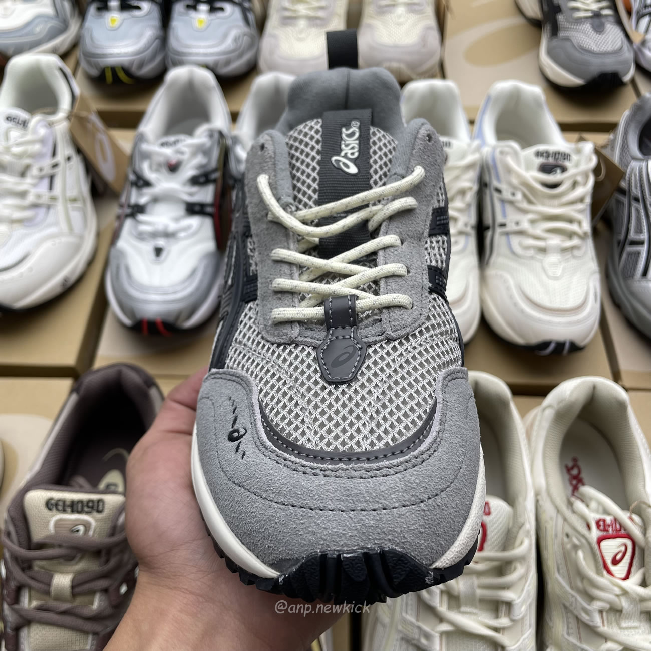Asics Gel 1090 Grey Beige Birch French Blue White Sage Silver Cream Brown Silver Cream Gray Blue (24) - www.newkick.org Asics Gel 1090 Grey Beige Birch French Blue White Sage Silver Cream Brown Silver Cream Gray Blue (24) - www.newkick.org