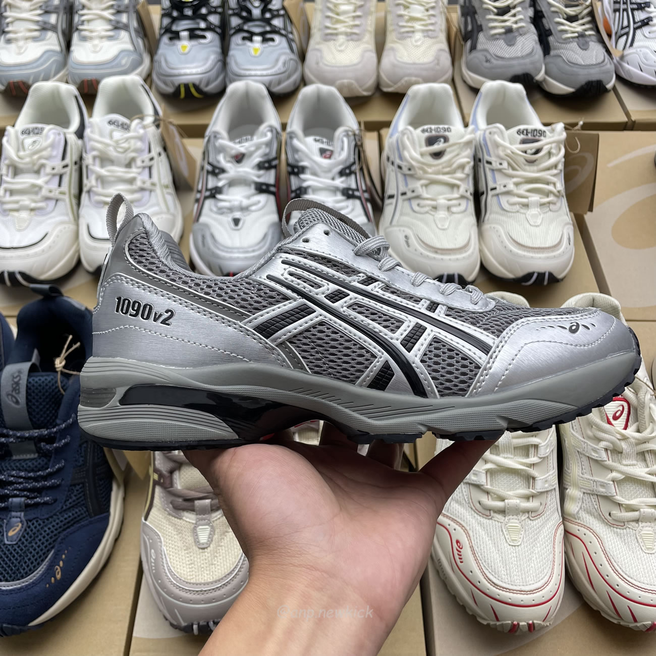 Asics Gel 1090 Grey Beige Birch French Blue White Sage Silver Cream Brown Silver Cream Gray Blue (28) - www.newkick.org Asics Gel 1090 Grey Beige Birch French Blue White Sage Silver Cream Brown Silver Cream Gray Blue (28) - www.newkick.org