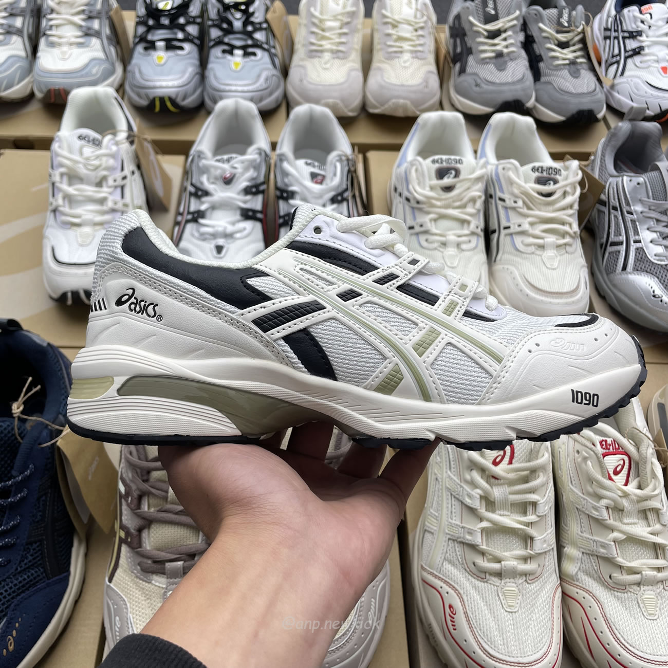 Asics Gel 1090 Grey Beige Birch French Blue White Sage Silver Cream Brown Silver Cream Gray Blue (32) - www.newkick.org Asics Gel 1090 Grey Beige Birch French Blue White Sage Silver Cream Brown Silver Cream Gray Blue (32) - www.newkick.org