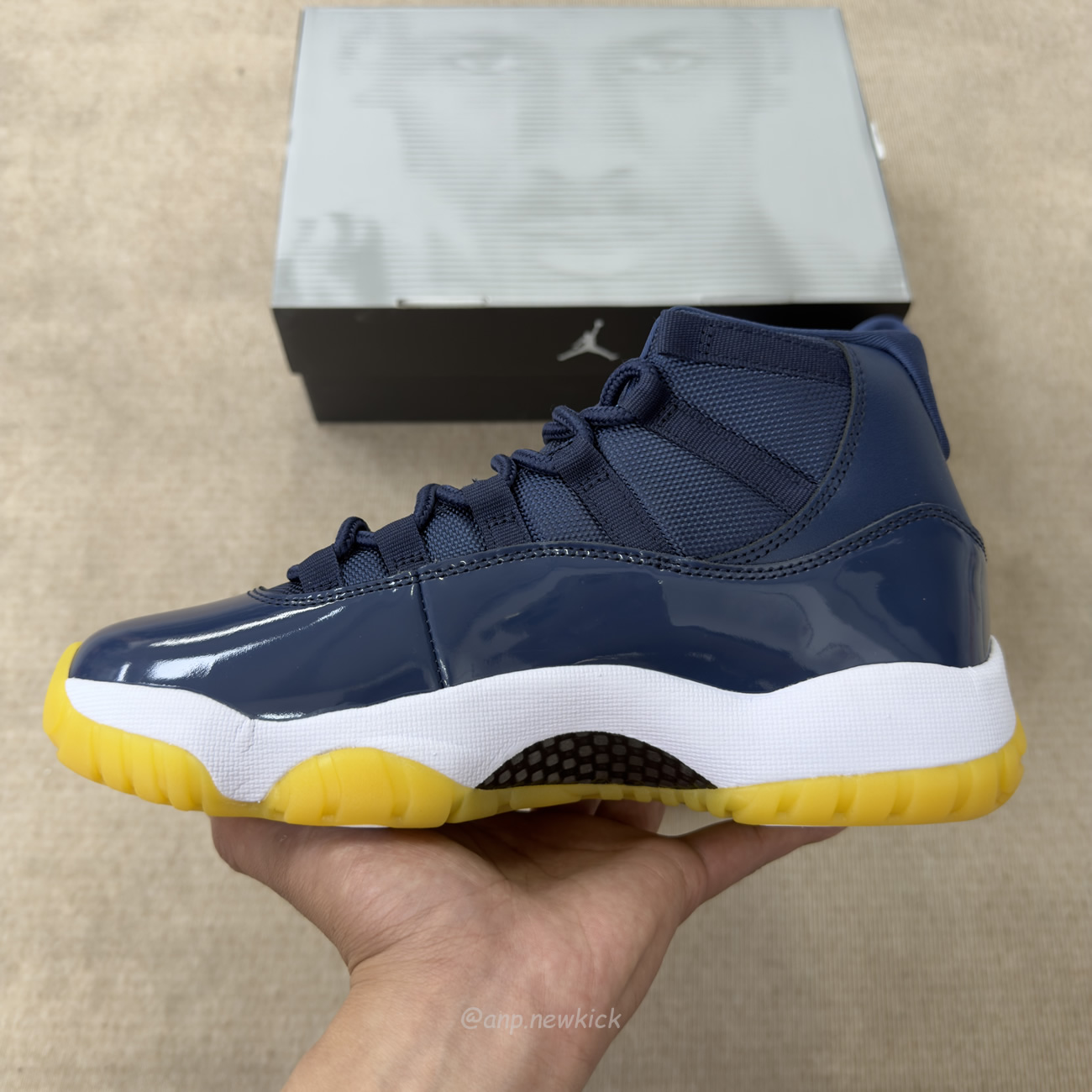 Air Jordan 11 Retro Navy Blue At7802 115 (2) - www.newkick.org