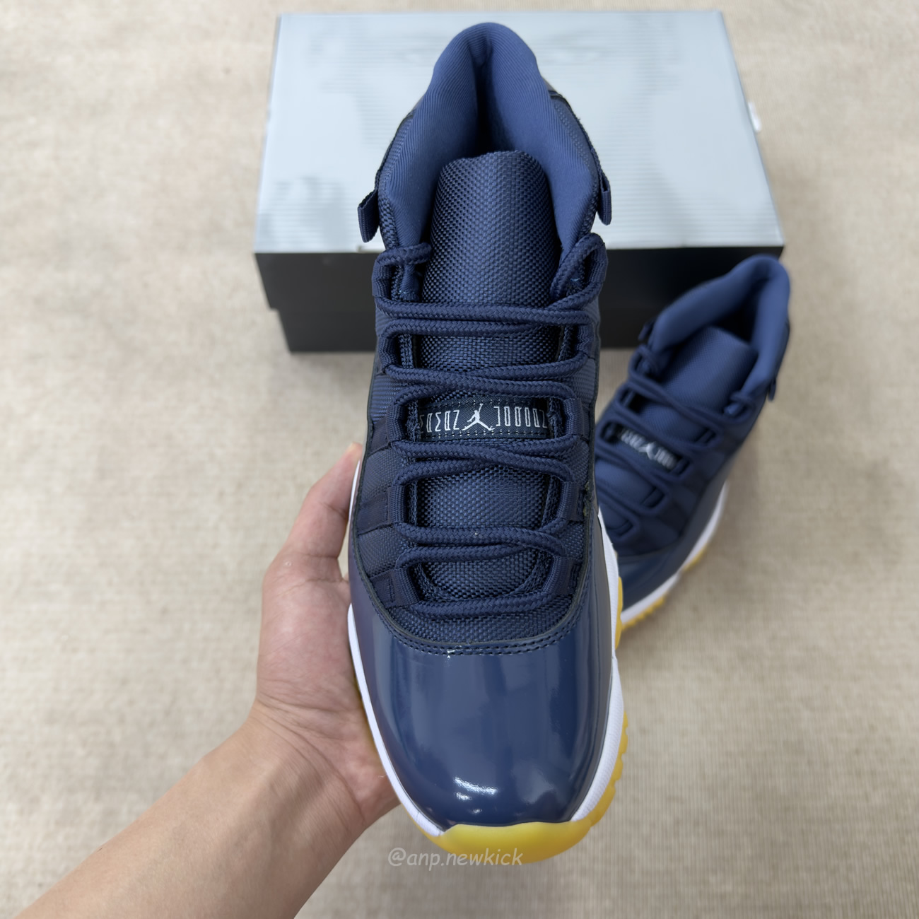 Air Jordan 11 Retro Navy Blue At7802 115 (3) - www.newkick.org