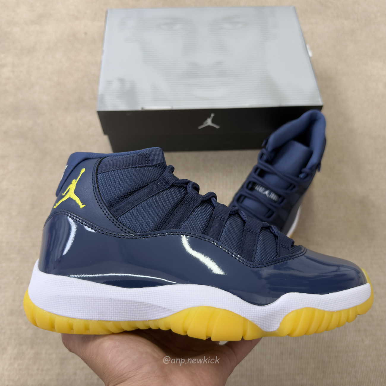Air Jordan 11 Retro Navy Blue At7802 115 (6) - www.newkick.org