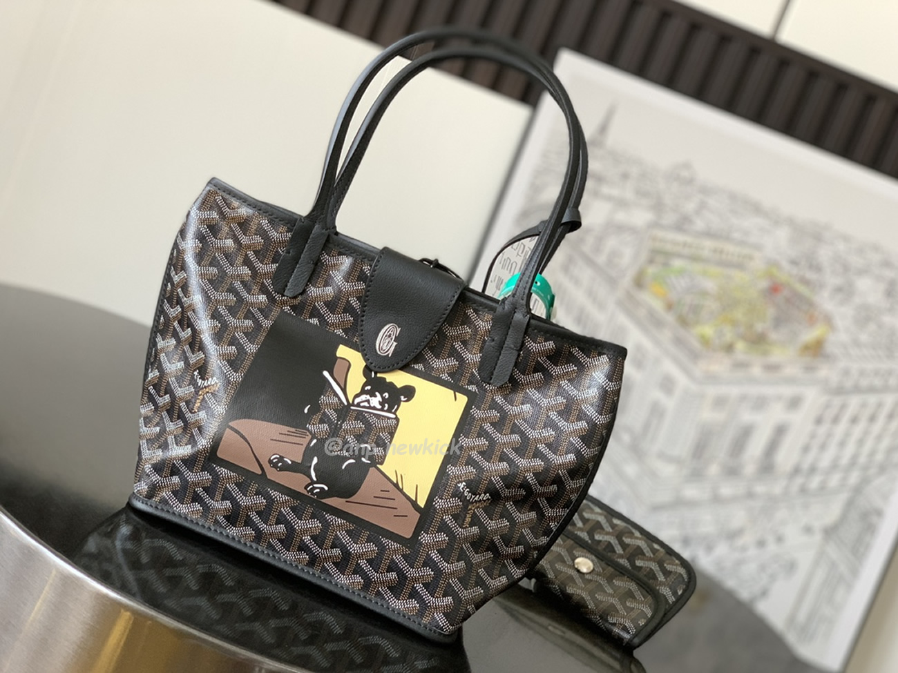 Goyard Anjou Mini Tote Bag Blacknatural Black Grey Navy White Green Yellow (2) - www.newkick.org Goyard Anjou Mini Tote Bag Blacknatural Black Grey Navy White Green Yellow (2) - www.newkick.org