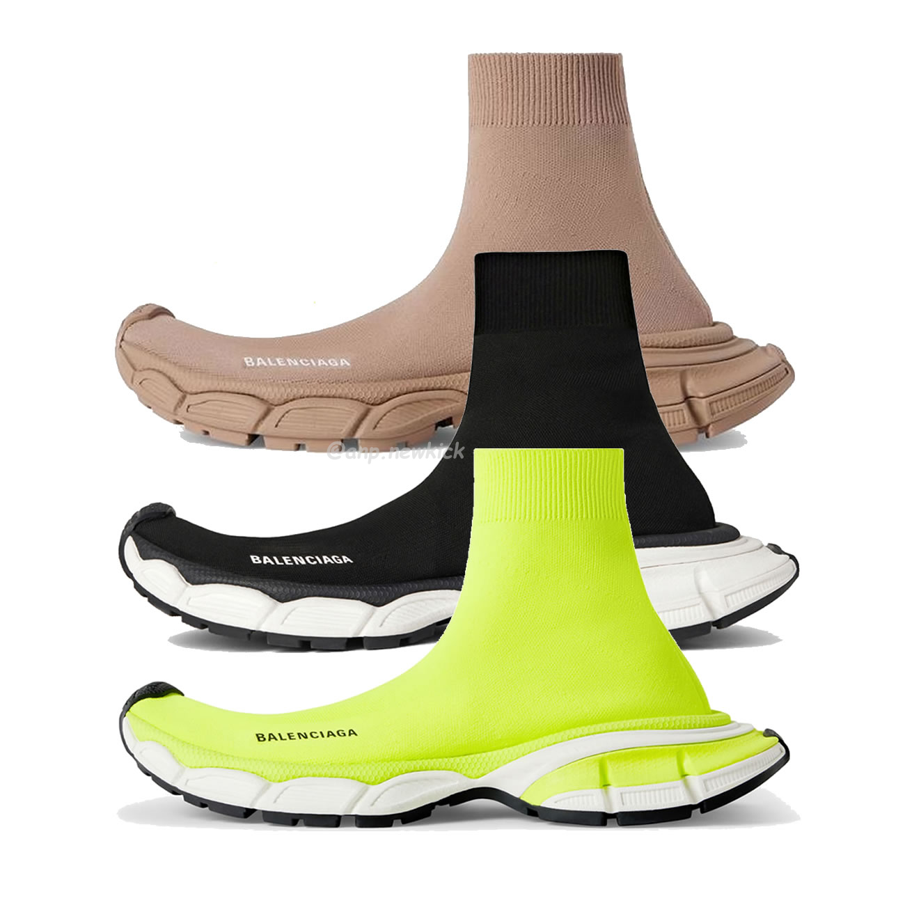 Balenciaga 3xl Sock Recycled Knit Sneakers Black White Fluo Yellow Beige (1) - www.newkick.org Balenciaga 3xl Sock Recycled Knit Sneakers Black White Fluo Yellow Beige (1) - www.newkick.org