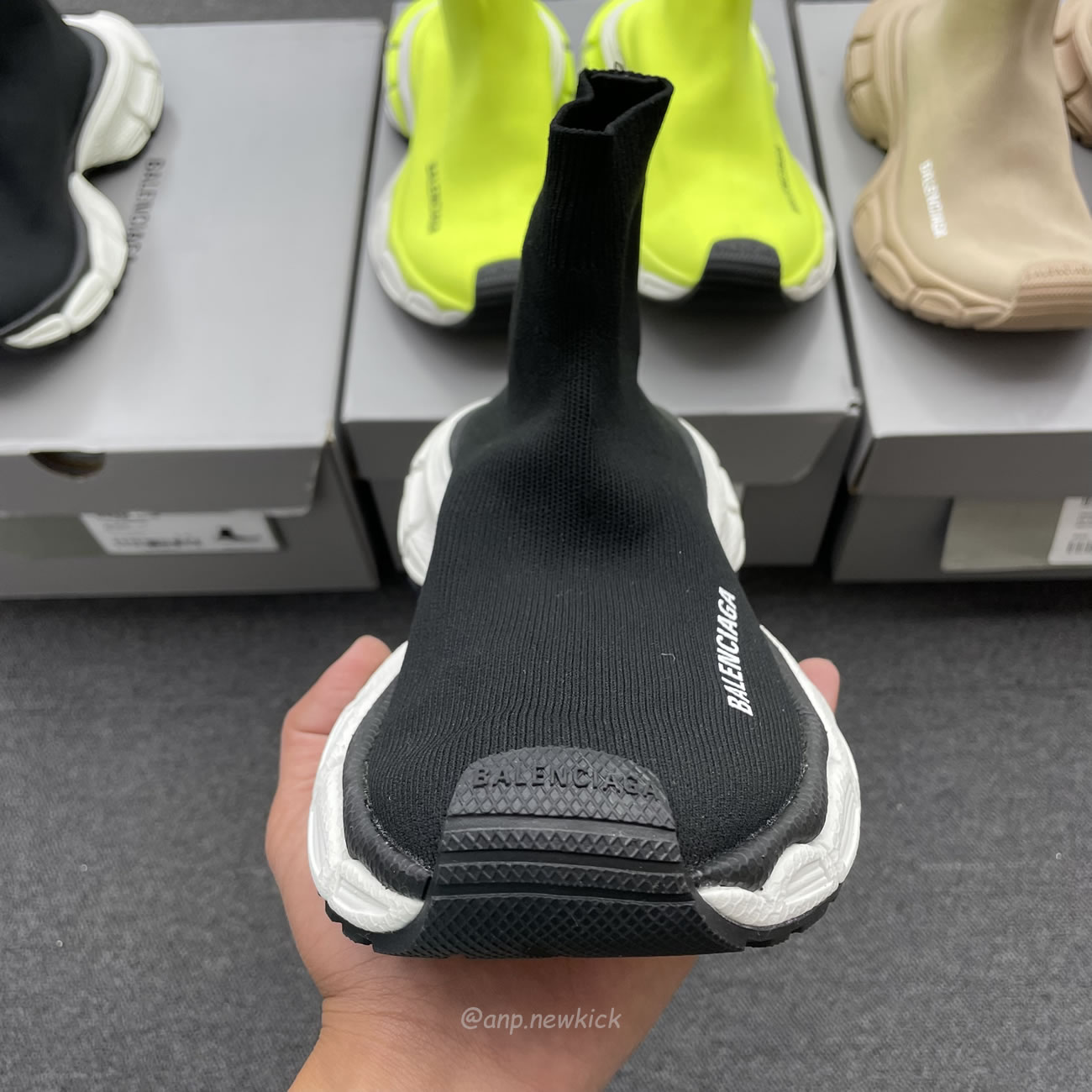 Balenciaga 3xl Sock Recycled Knit Sneakers Black White Fluo Yellow Beige (6) - www.newkick.org Balenciaga 3xl Sock Recycled Knit Sneakers Black White Fluo Yellow Beige (6) - www.newkick.org