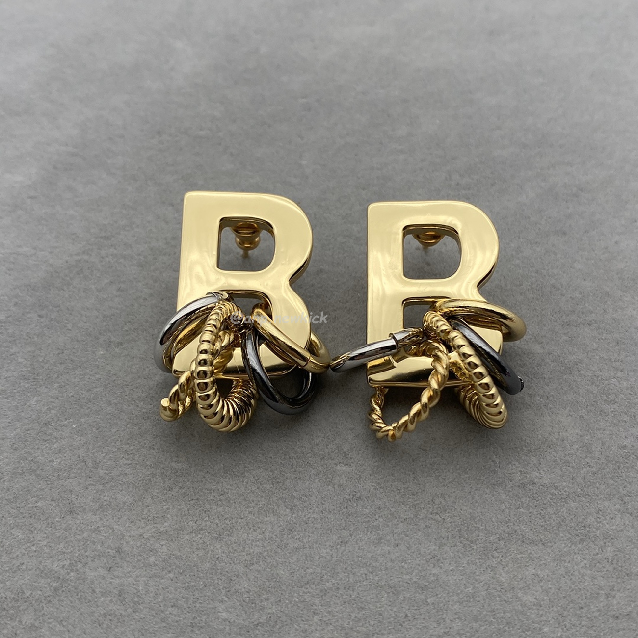 Balenciaga Multiring Single B Earring (1) - www.newkick.org