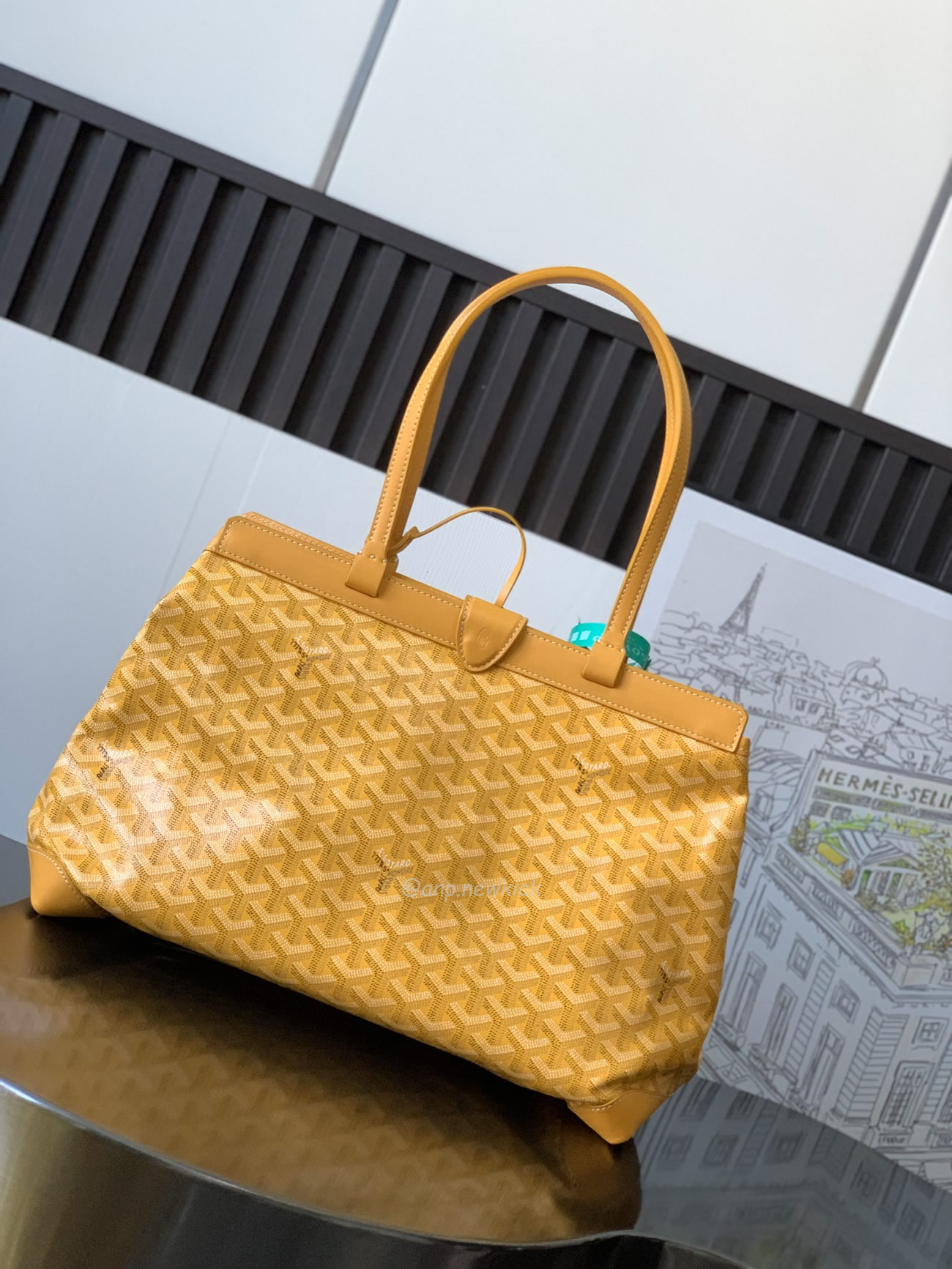 Goyard Bellechasse Biaude Tote Bag Blacknatural Black Grey Navy White Green Yellow Red Burgundy (19) - www.newkick.org