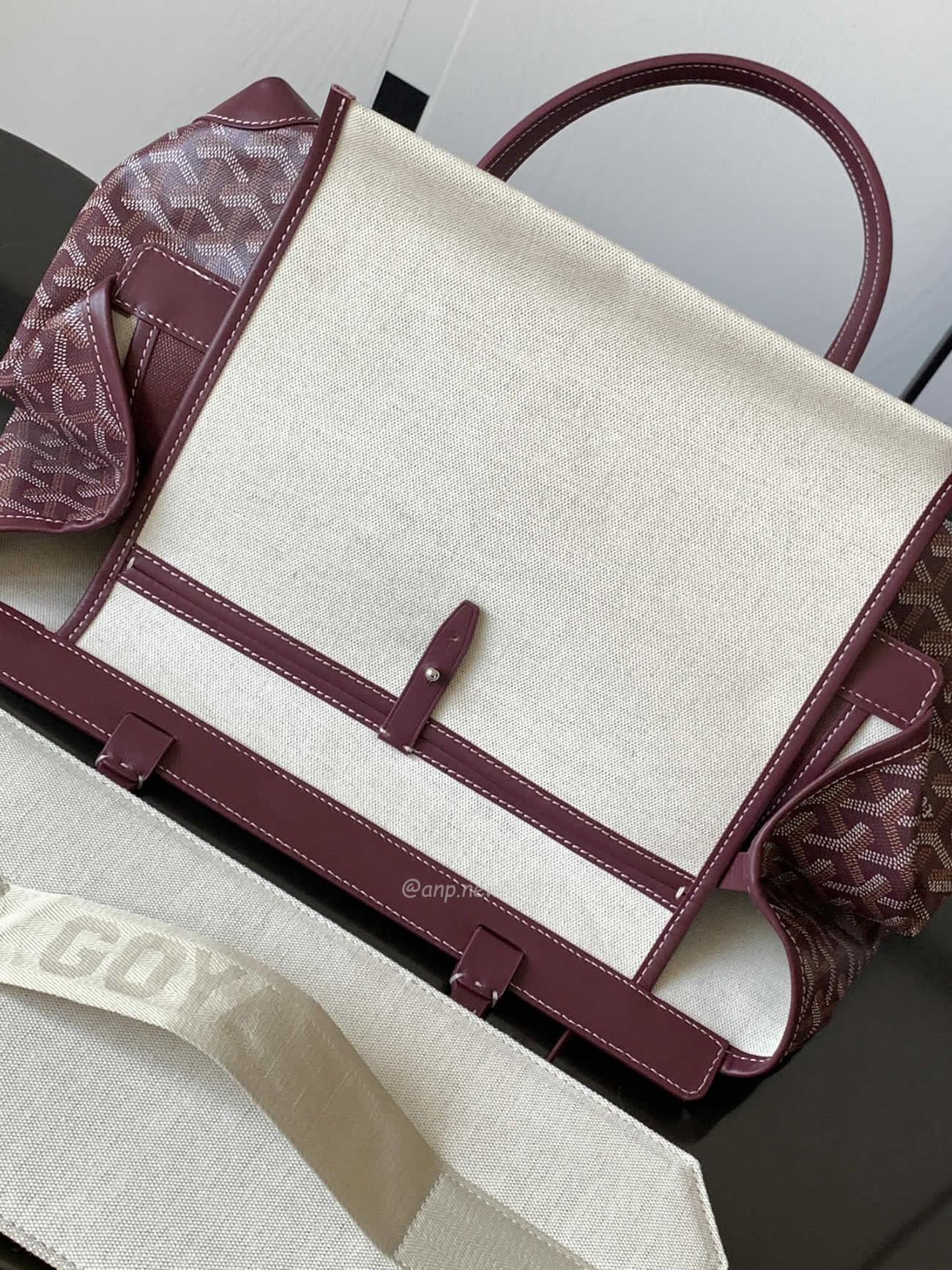 Goyard Bellechasse Biaude Tote Bag Blacknatural Black Grey Navy White Green Yellow Red Burgundy (30) - www.newkick.org