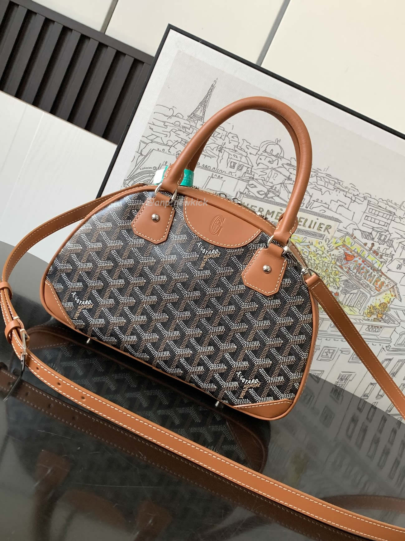 Goyard Goyard Bowling Bag 27×27×8.5cm (14) - www.newkick.org