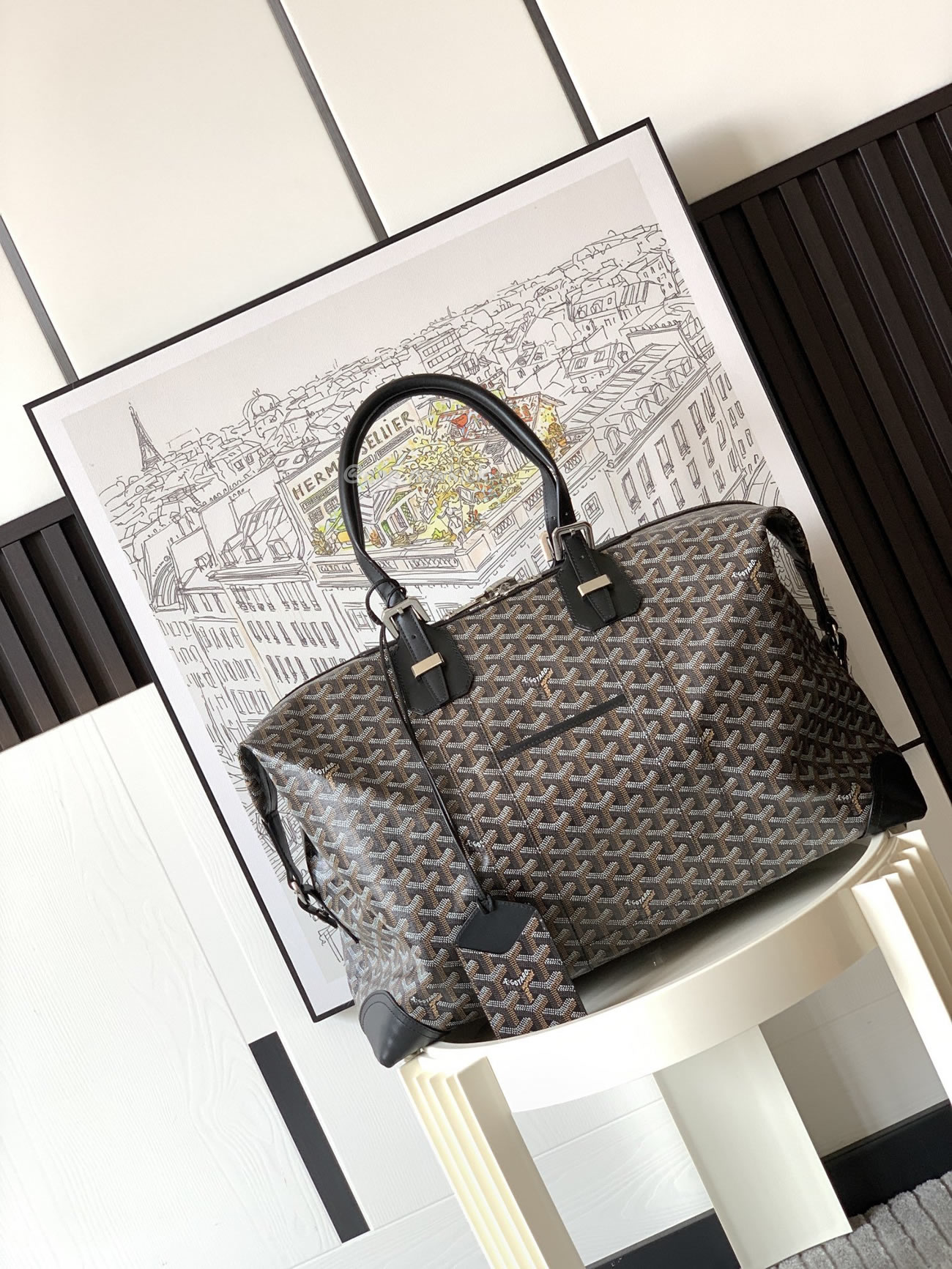 Goyard Bowling 45 Traveling Bag (7) - www.newkick.org