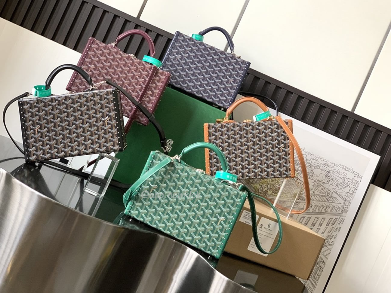 Goyard Grand Hôtel Box Bag 17 Cm X 7.7 Cm X 24.5 Cm (20) - www.newkick.org