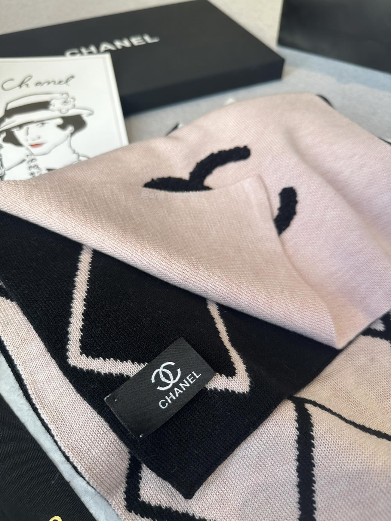 Chanel 2024 New 24b Cashmere Knitted Scarf 30x180cm (5) - www.newkick.org