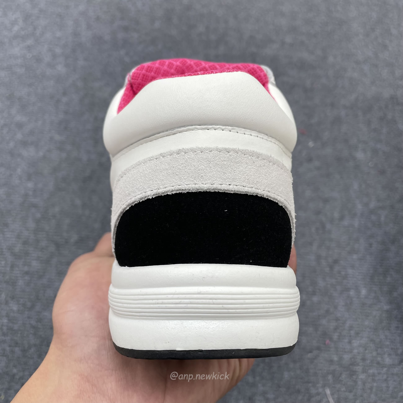 Chanel White Pink Blue Sneakers (3) - www.newkick.org