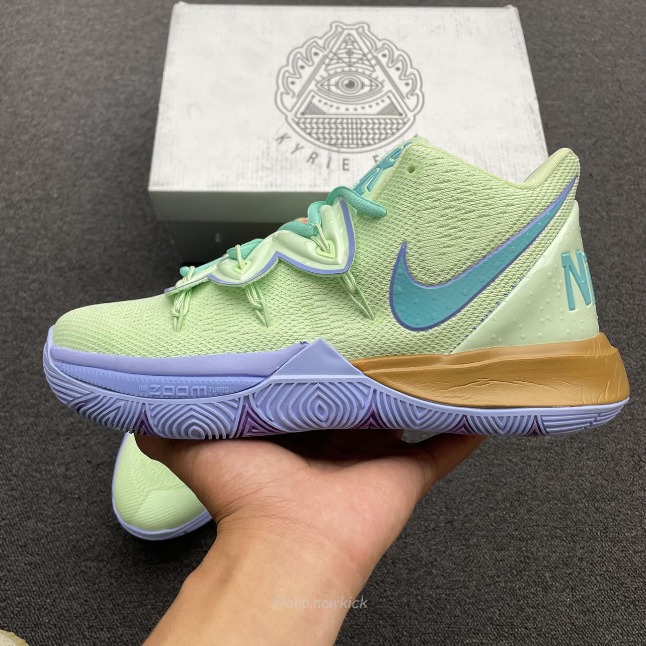 Nike Kyrie 5 Spongebob Squidward Patrick Cj6951 300 Cj6950 600 (11) - www.newkick.org