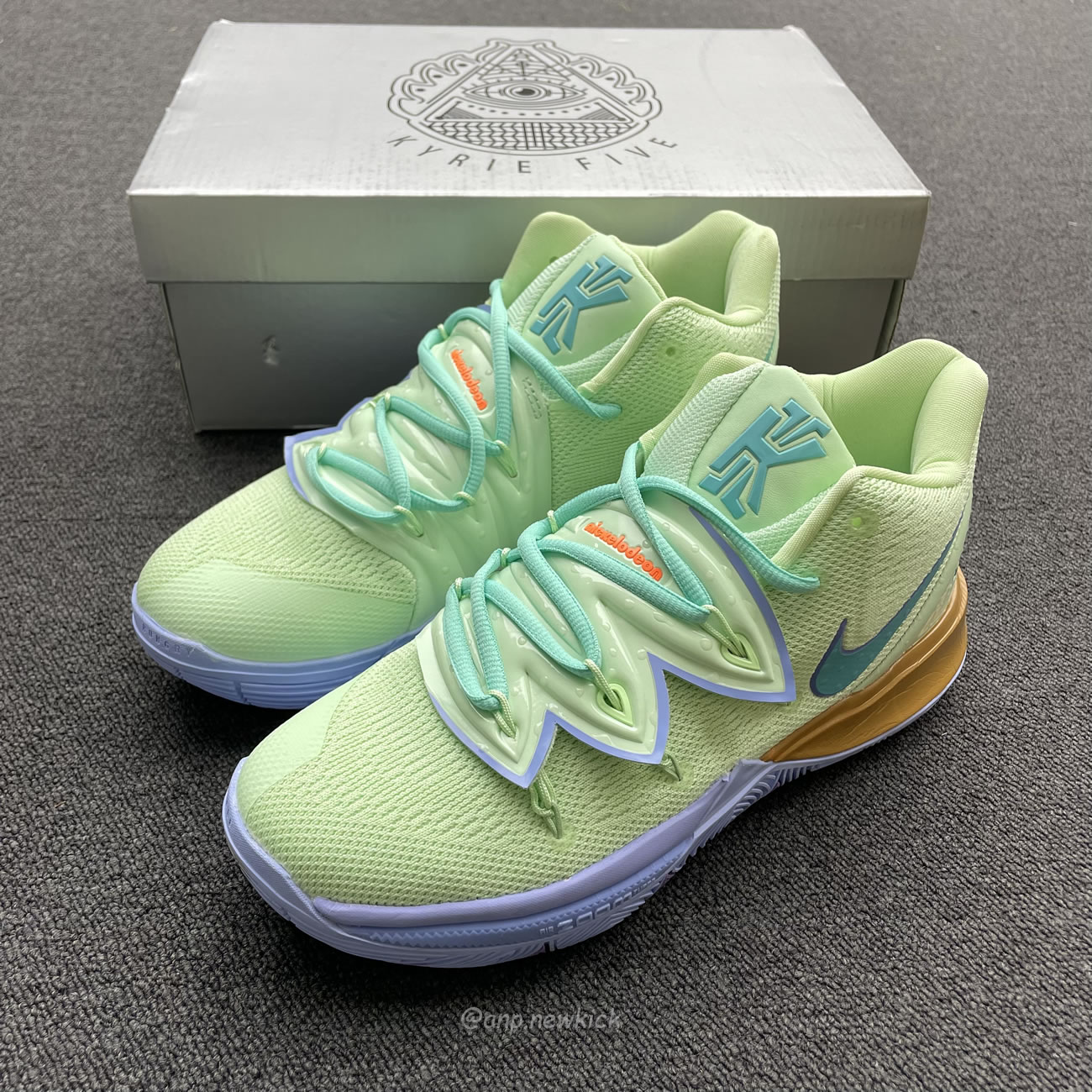 Nike Kyrie 5 Spongebob Squidward Patrick Cj6951 300 Cj6950 600 (16) - www.newkick.org