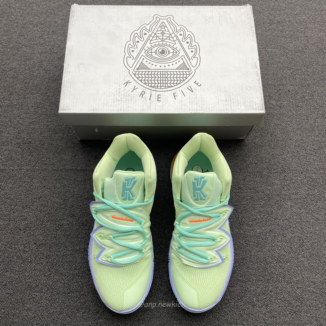 Nike Kyrie 5 Spongebob Squidward Patrick Cj6951 300 Cj6950 600 (21) - www.newkick.org