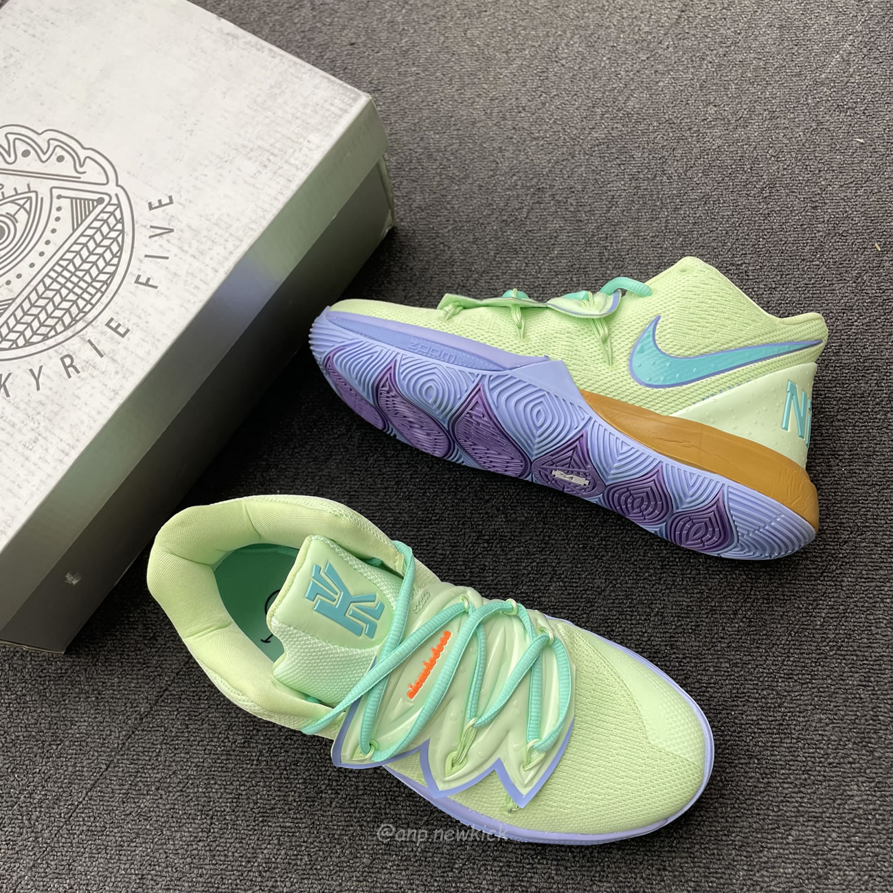 Nike Kyrie 5 Spongebob Squidward Patrick Cj6951 300 Cj6950 600 (23) - www.newkick.org