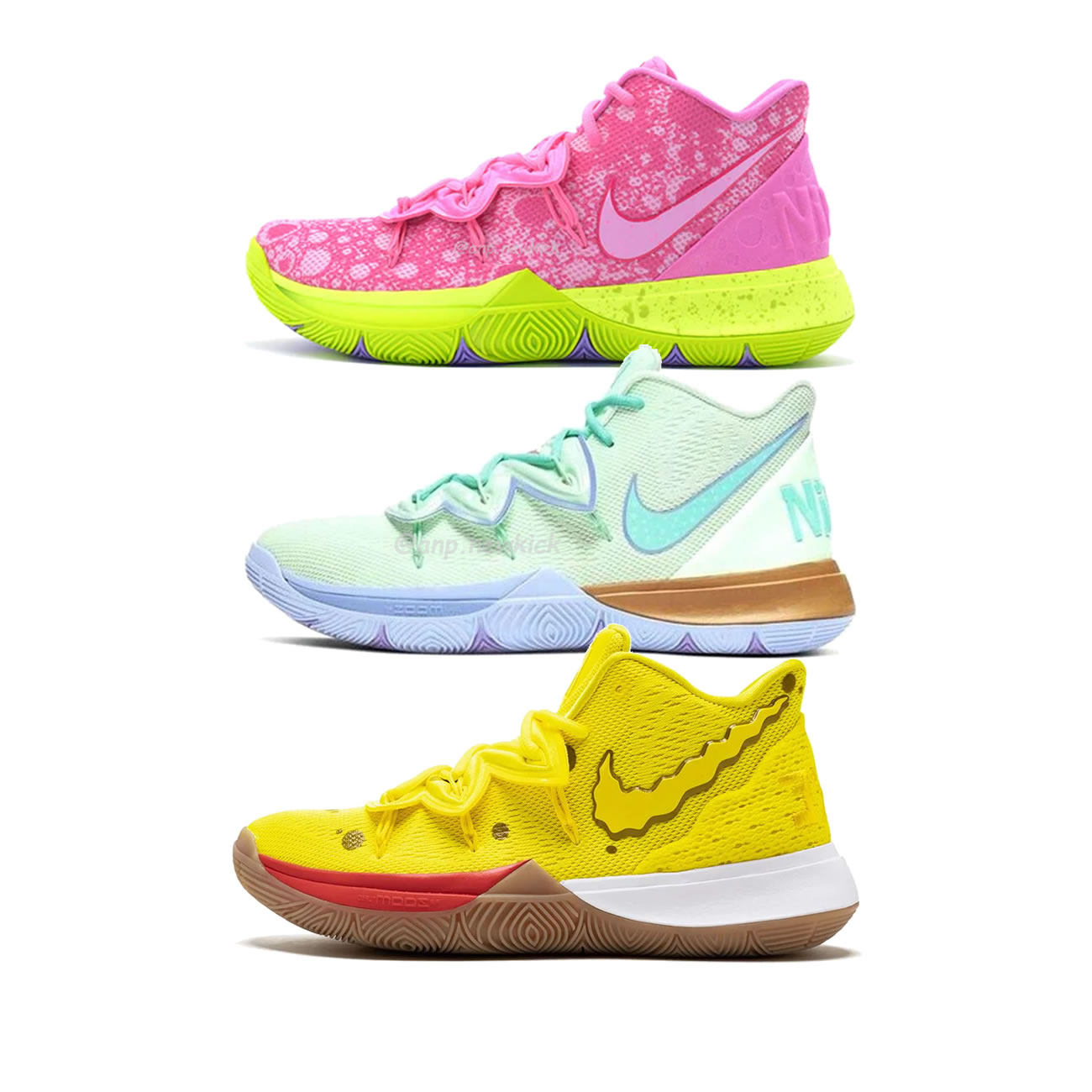 Nike Kyrie 5 Spongebob Squidward Patrick Cj6951 300 Cj6950 600 (27) - www.newkick.org