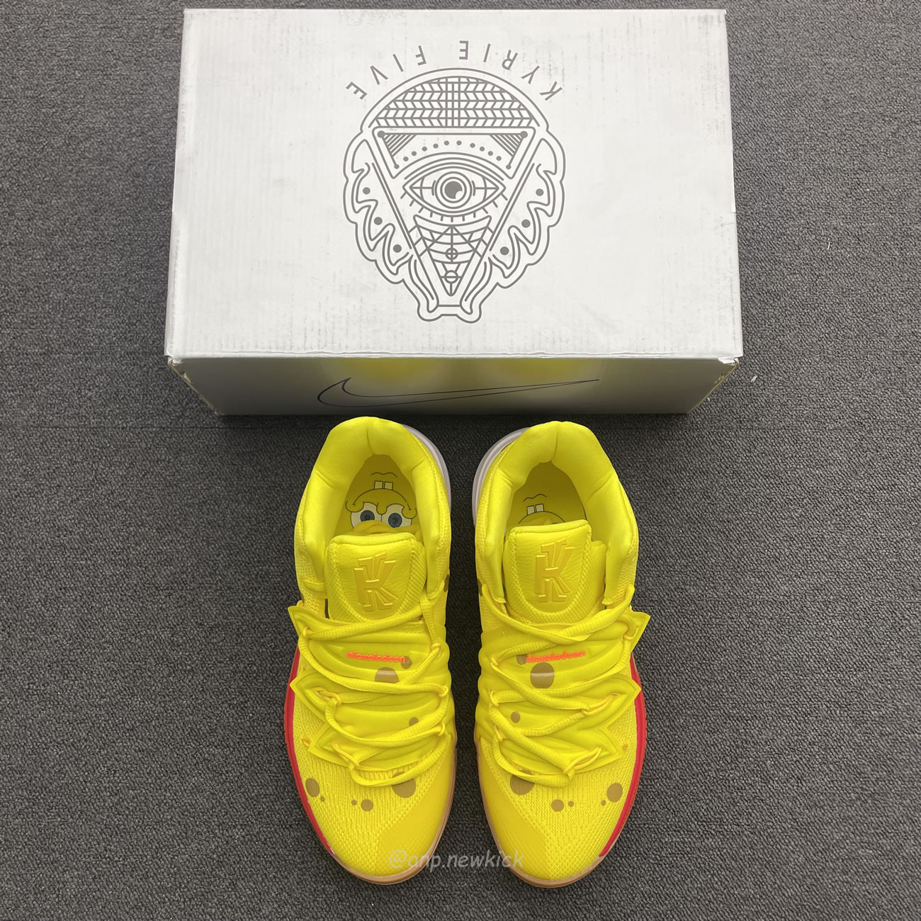 Nike Kyrie 5 Spongebob Squidward Patrick Cj6951 300 Cj6950 600 (30) - www.newkick.org
