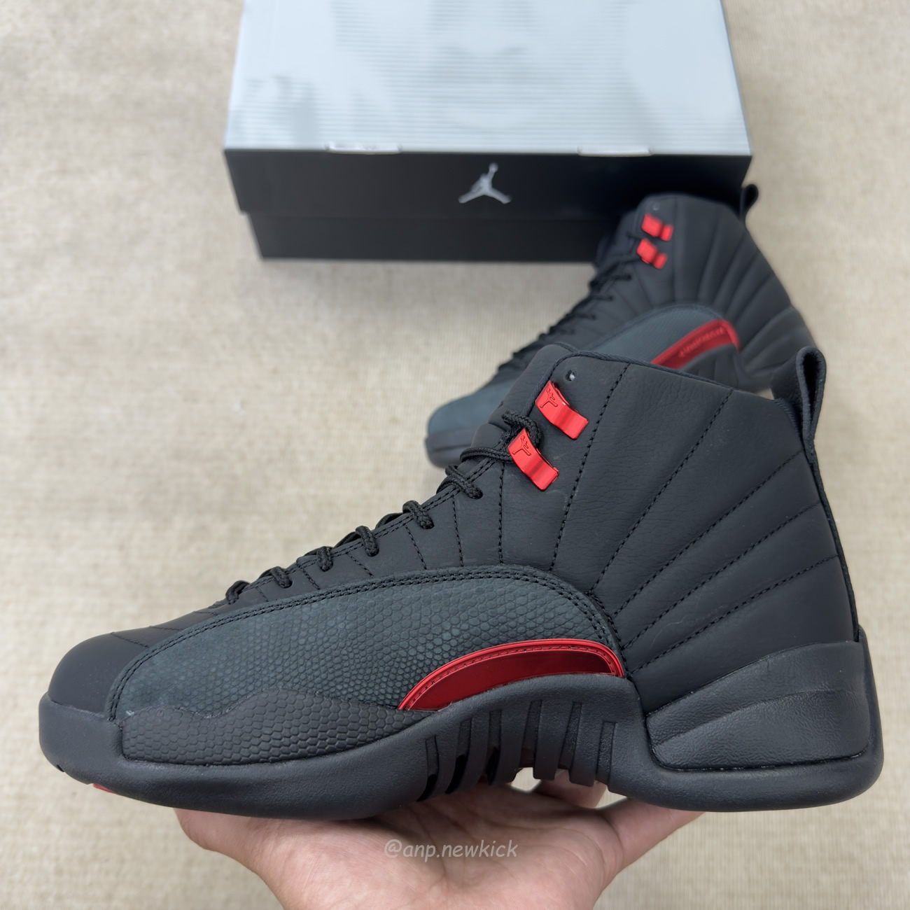 Air Jordan 12 Retro Bloodline Black Ct8013 003 (5) - www.newkick.org