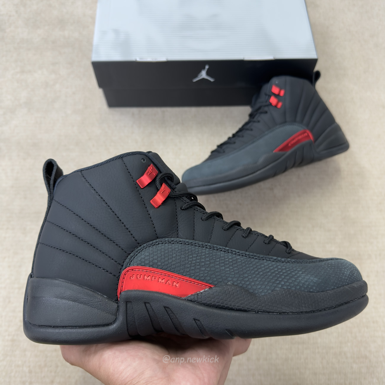 Air Jordan 12 Retro Bloodline Black Ct8013 003 (7) - www.newkick.org