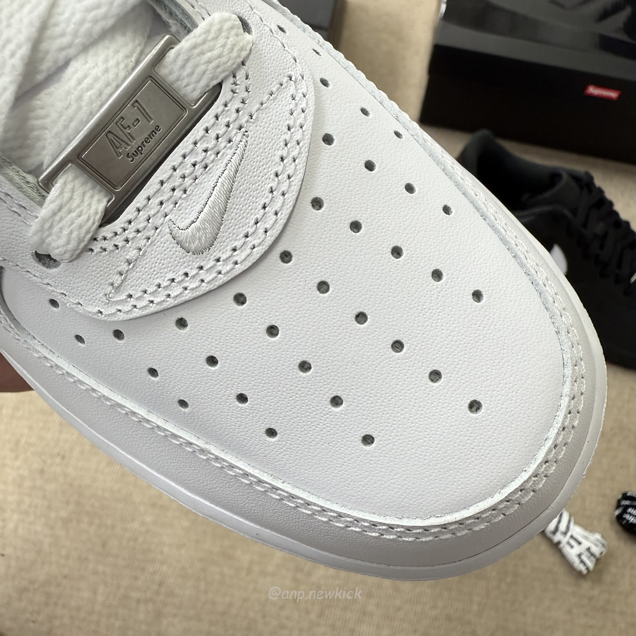 Nike Air Force 1 Low Supreme Black White Cu9225 002 Cu9225 102 (2) - www.newkick.org